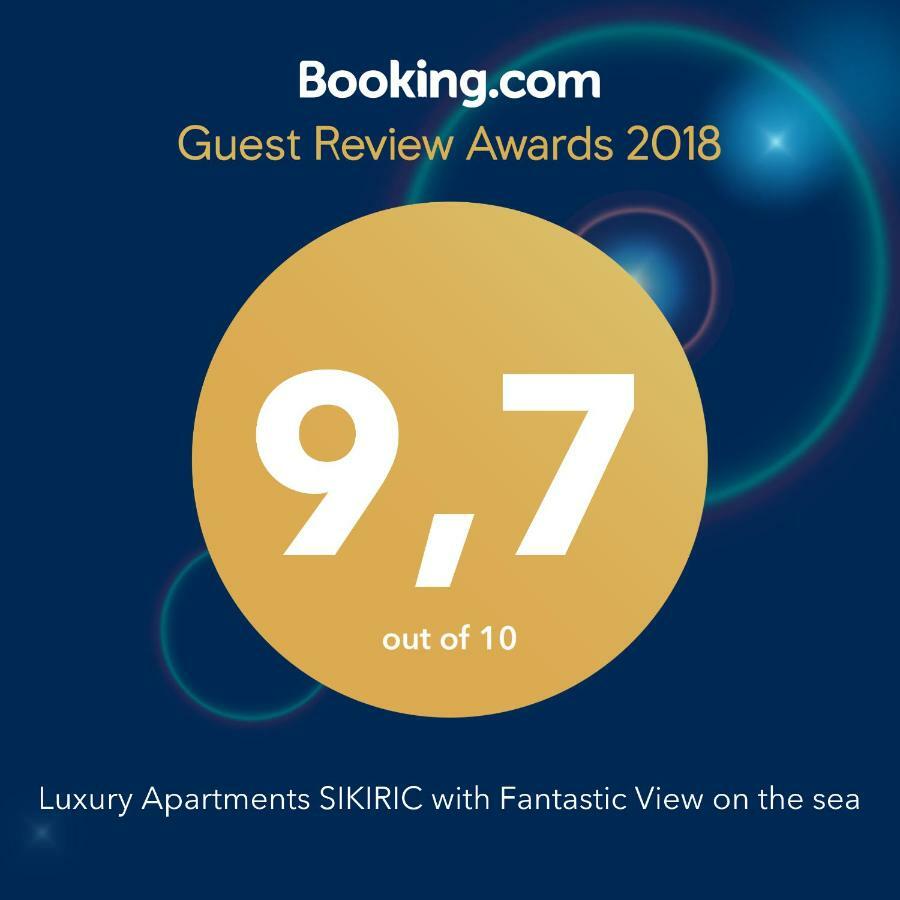 Luxury Apartments Sikiric_2 With Fantastic View On The Sea Бибинье Экстерьер фото